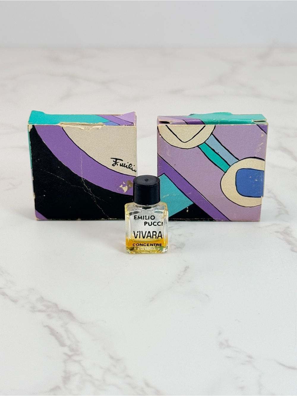 Emilio Pucci Vivara Super Concentre’ Vintage Fragrance Samples EUC
